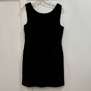 LOFT Black Sleeveless Mini Dress